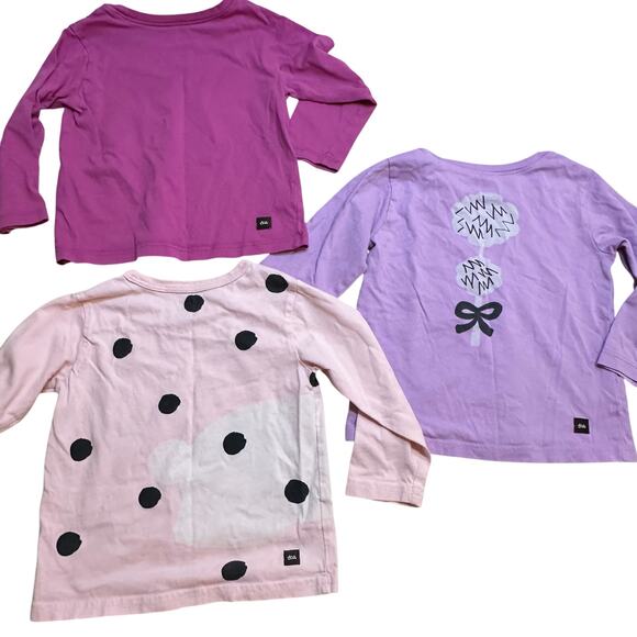 Bundle of Tea Collection Long Sleeve Shirts sz 12-18 m - Picture 1 of 8